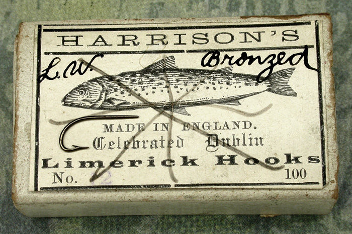 27. Harrison's, Celebrated Dublin, Limerick, #2, bronzed, tapered, about 7/16” long, England.